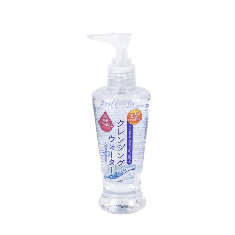 Clear pump bottle of Daiso Cleansing Water